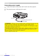 Preview for 12 page of Hitachi CP-X615 series User Manual