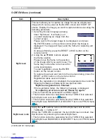 Preview for 40 page of Hitachi CP-X615 series User Manual