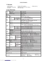 Preview for 2 page of Hitachi CP-X807(EDX50WL) Service Manual