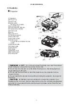 Preview for 3 page of Hitachi CP-X807W Service Manual