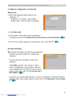 Preview for 47 page of Hitachi CP-X809 Network Manual