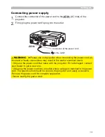 Preview for 24 page of Hitachi CP-X809W User Manual