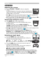 Preview for 29 page of Hitachi CP-X809W User Manual