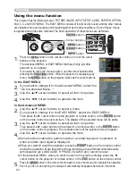 Preview for 35 page of Hitachi CP-X809W User Manual