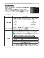 Preview for 50 page of Hitachi CP-X809W User Manual