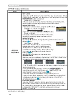 Preview for 59 page of Hitachi CP-X809W User Manual