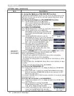 Preview for 61 page of Hitachi CP-X809W User Manual