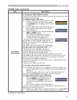 Preview for 62 page of Hitachi CP-X809W User Manual