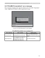 Preview for 203 page of Hitachi CP-X809W User Manual