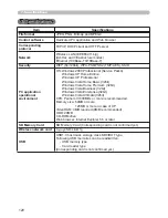 Preview for 208 page of Hitachi CP-X809W User Manual