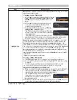 Preview for 82 page of Hitachi CP-X8150 User Manual