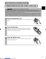 Preview for 14 page of Hitachi CP-X880W User Manual