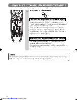 Preview for 21 page of Hitachi CP-X880W User Manual