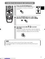 Preview for 22 page of Hitachi CP-X880W User Manual