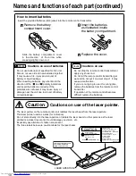 Preview for 10 page of Hitachi CP-X935 Operating Manual