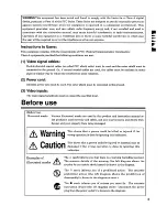 Preview for 4 page of Hitachi CP-X940E Operating Manual