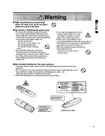 Preview for 5 page of Hitachi CP-X940E Operating Manual