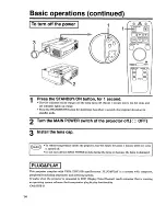 Preview for 14 page of Hitachi CP-X940E Operating Manual