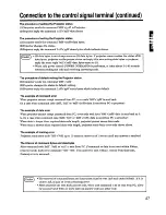 Preview for 27 page of Hitachi CP-X940E Operating Manual