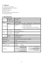 Preview for 2 page of Hitachi CP-X940E Service Manual