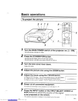 Preview for 17 page of Hitachi CP-x950E Operating Manual