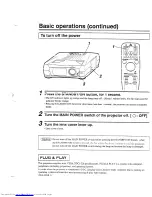 Preview for 18 page of Hitachi CP-x950E Operating Manual