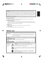 Preview for 3 page of Hitachi CP-X955 Operating Manual