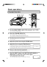 Preview for 12 page of Hitachi CP-X955 Operating Manual