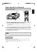 Preview for 13 page of Hitachi CP-X955 Operating Manual