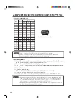 Preview for 22 page of Hitachi CP-X955 Operating Manual