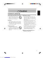 Preview for 7 page of Hitachi CP-X955E Operating Manual