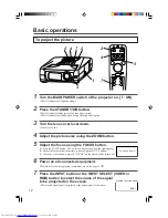 Preview for 12 page of Hitachi CP-X955E Operating Manual