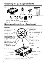 Preview for 8 page of Hitachi CP-X958E User Manual