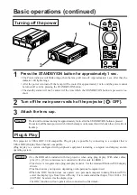 Предварительный просмотр 14 страницы Hitachi CP-X958E User Manual