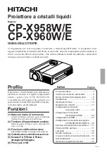 Предварительный просмотр 109 страницы Hitachi CP-X958E User Manual