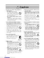 Preview for 6 page of Hitachi CP-X970W User Manual