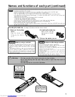 Preview for 11 page of Hitachi CP-X970W User Manual