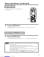 Preview for 15 page of Hitachi CP-X970W User Manual