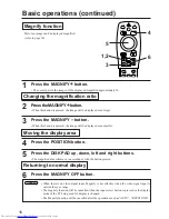 Preview for 16 page of Hitachi CP-X970W User Manual