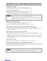 Preview for 30 page of Hitachi CP-X970W User Manual