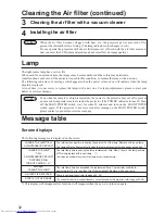 Preview for 32 page of Hitachi CP-X970W User Manual