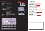 Предварительный просмотр 3 страницы Hitachi CP-X980 Brochure & Specs