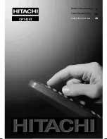 Hitachi CP1426T User Manual предпросмотр