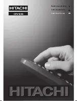 Hitachi CP2143S User Manual preview