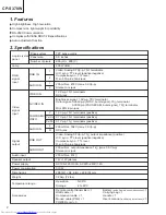 Preview for 2 page of Hitachi CPS370W C4S3 Service Manual