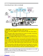 Предварительный просмотр 21 страницы Hitachi CPWX12WN Manual