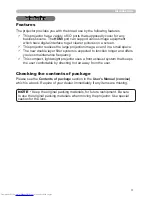 Preview for 3 page of Hitachi CPWX8 User Manual – Operating Manual