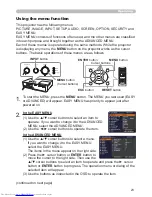 Preview for 23 page of Hitachi CPWX8 User Manual – Operating Manual