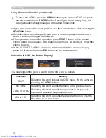 Preview for 24 page of Hitachi CPWX8 User Manual – Operating Manual