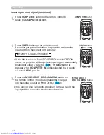 Preview for 25 page of Hitachi CPWX8 User'S Manual And Operating Manual